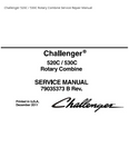 Challenger 520C / 530C Rotary Combine PDF DOWNLOAD Service Repair Manual