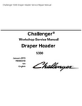 Challenger 5300 Draper Header PDF DOWNLOAD Service Repair Manual