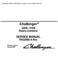 Challenger 660B / 670B Rotary Combine PDF DOWNLOAD Service Repair Manual