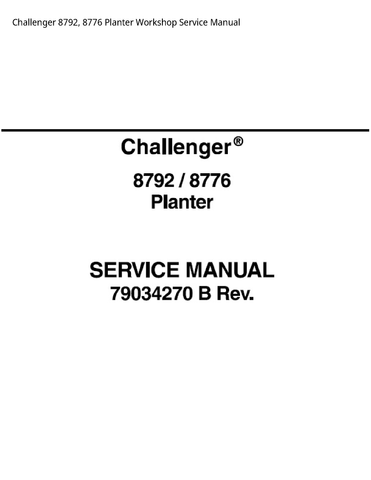 Challenger 8792 8776 Planter PDF DOWNLOAD Workshop Repair Service Manual