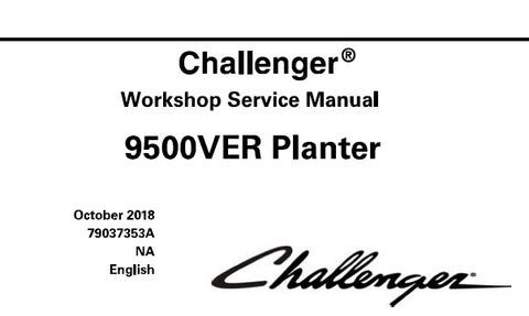Challenger 9500VER Planter PDF DOWNLOAD Service Repair Manual