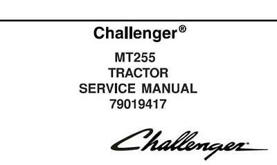 Challenger MT255 Tractor PDF DOWNLOAD Service Repair Manual