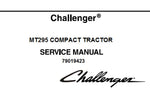 Challenger MT295 Compact Tractor PDF DOWNLOAD Service Repair Manual