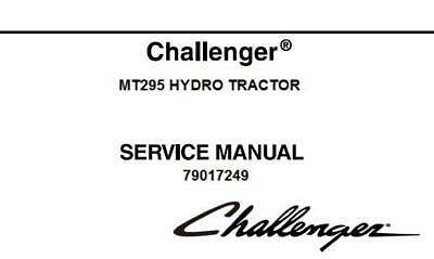 Challenger MT295 Hydro Compact Tractor PDF DOWNLOAD Service Repair Manual