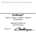 Challenger RB46C RB46CA RB56C RB56CA Round Baler PDF DOWNLOAD Service Repair Manual
