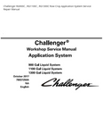 Challenger RG900C RG1100C RG1300C Row Crop Application System PDF DOWNLOAD Service Repair Manual