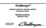 Challenger WR9735 WR9740 WR9760 WR9770 Windrower Tractor PDF DOWNLOAD Service Repair Manual