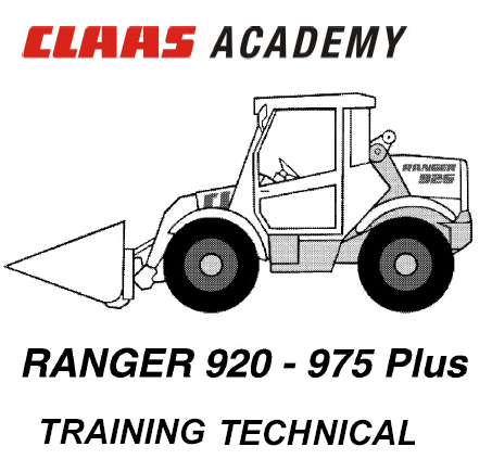 Claas Academy Ranger 920 – 975 Plus Training Technical Manual PDF Down ...