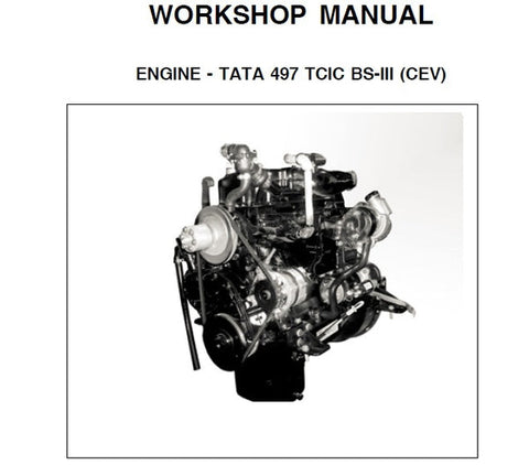 Claas Combine Harvester TATA 497 TCIC BS-III (CEV) Engine PDF Download