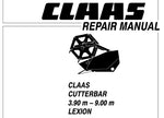 Claas Cutterbar 3.90 M – 9.00 M (LEXION) PDF Download