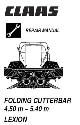 Claas Folding Cutterbar 4.50m – 5.40m (LEXION) PDF Download