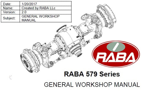 Claas RABA 579 Series Running Gear System PDF Download