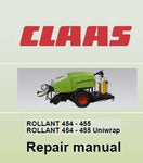 Claas Rollant 454 – 455 (Uniwrap) Baler Workshop Service Repair Manual