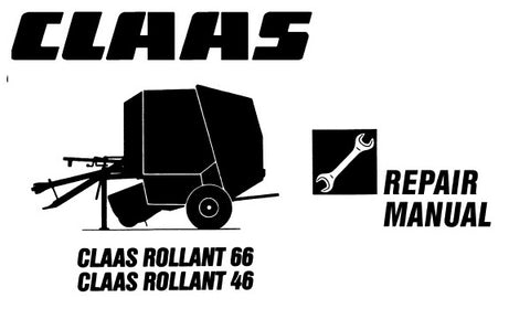 Claas Rollant 66 , 46 Baler PDF Workshop Service Repair Manual