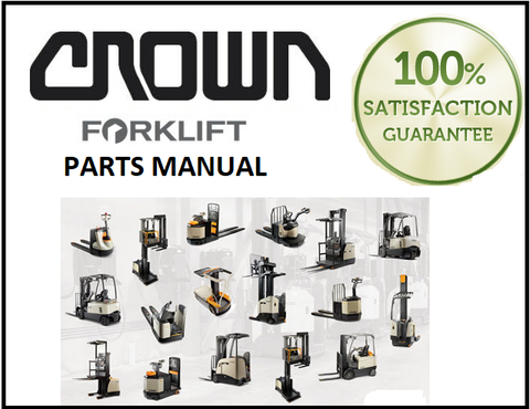 Crown ForkLift SP3400 (FOUR-POINT) Series PDF Download Parts Manual