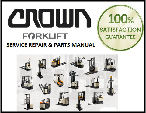 Crown ForkLift PR4500 AC Truck PDF Download Service Repair & Parts Manual