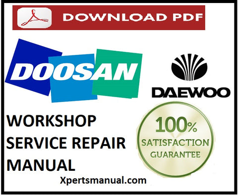 Daewoo Doosan DX140W DX160W Excavator best PDF Download Manual