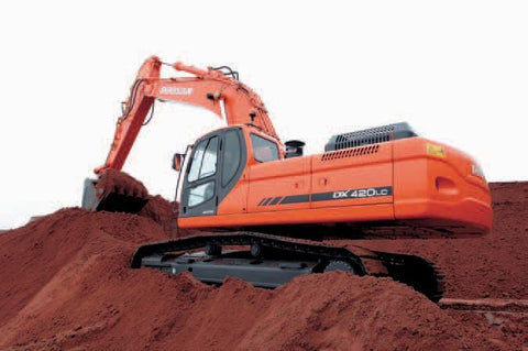 Daewoo Doosan DX420LC Hydraulic Excavator Shop Best PDF Download Manual