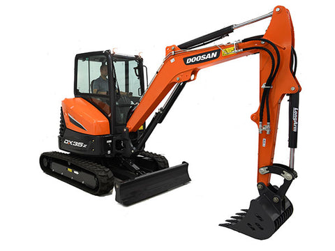 Doosan DX35Z Track Excavator Best PDF Download Manual