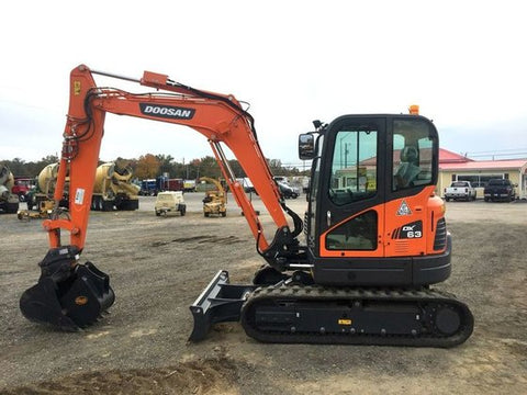 Doosan DX62R-3, DX63-3 Excavator Shop Best PDF Download Manual