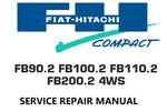 FIAT-HITACHI FB90.2 FB100.2 FB110.2 FB200.2 4WS COMPACT WHEEL LOADER SERVICE REPAIR MANUAL