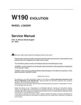 FIAT KOBELCO W190 EVOLUTION WHEEL LOADER BEST PDF SERVICE REPAIR WORKSHOP MANUAL