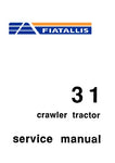 FiatAllis 31 Crawler Tractor Best PDF Download Manual