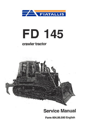 FiatAllis FD145 Crawler Tractor Best PDF Download Manual