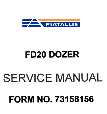 FiatAllis FD20 Crawler Dozer Best PDF Download Manual