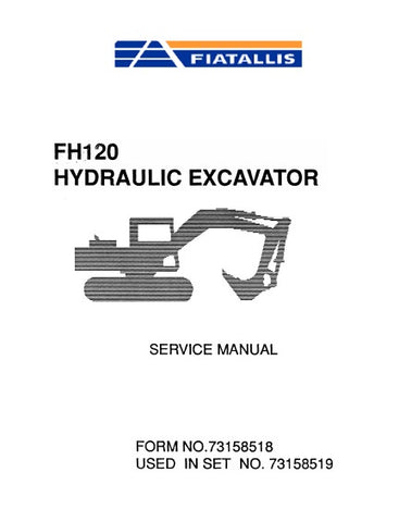 FiatAllis FH120 Hydraulic Excavator Best PDF Download Manual