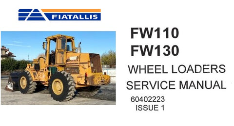 FiatAllis FW110, FW130 Wheel Loader Best PDF Download Manual