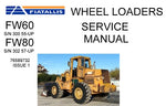 FiatAllis FW60, FW80 Wheel Loader Best PDF Download Manual