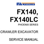 FiatAllis FX140, FX140LC Phoenix Series Crawler Excavator Best PDF Download Manual