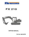 FiatAllis FX210 Excavator Best PDF Download Manual