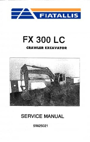 FiatAllis FX300LC Crawler Excavator Best PDF Download Manual