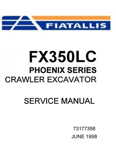 FiatAllis FX350LC (Phoenix Series) Crawler Excavator Best PDF Download Manual