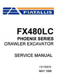 FiatAllis FX480LC (Phoenix Series) Crawler Excavator Best PDF Download Manual