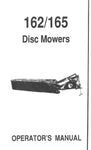 Gehl Disc Mower 162 165 Operators Manual 