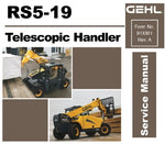 Gehl RS5-19 Telescopic Handler PDF Service Repair Manual