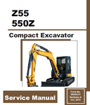 Gehl Z55, 550Z Compact Excavator PDF Service Repair Manual