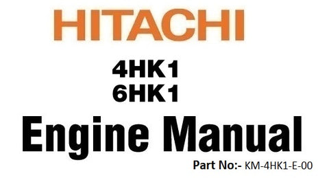 Hitachi 6HK1, 4HK1 Engine Best PDF Service Repair Manual