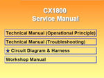 Hitachi CX1800 Crawler Crane PDF Service Repair Manual