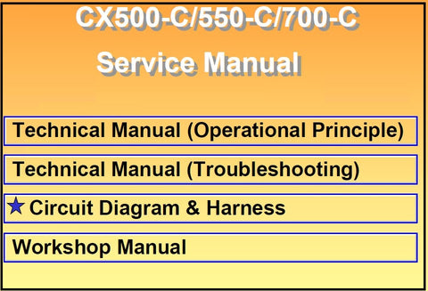 Hitachi CX500-C, CX550-C, CX700-C Crawler Crane PDF Service Repair Manual