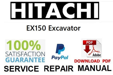 Hitachi EX150 Excavator PDF Service Repair Manual