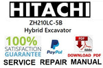 Hitachi ZH210LC-5B Hybrid Excavator Service Repair Manual