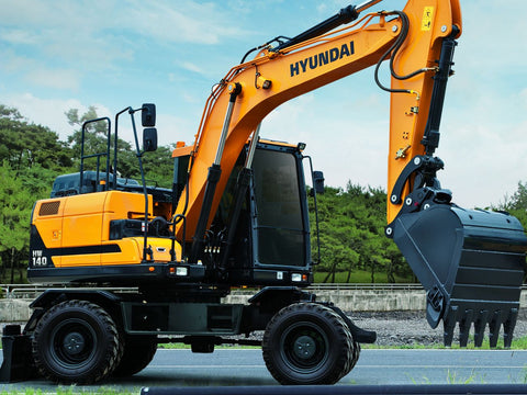 Hyundai HW140 Wheel Excavator BEST PDF Service Repair Manual