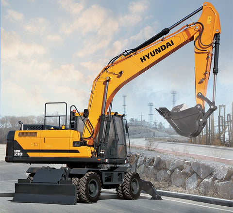 Hyundai HW210 Wheel Excavator BEST PDF Service Repair Manual