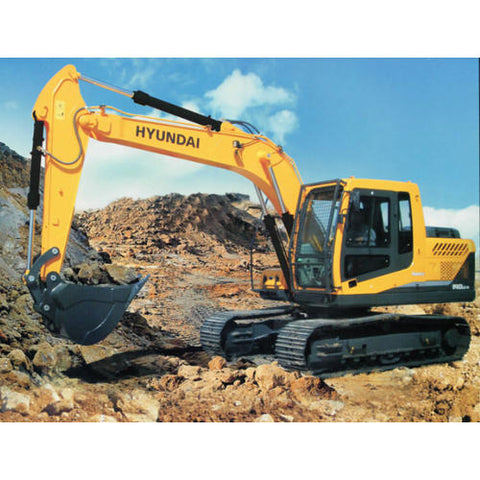 Hyundai R140LC-7A Crawler Excavator BEST PDF Service Repair Manual