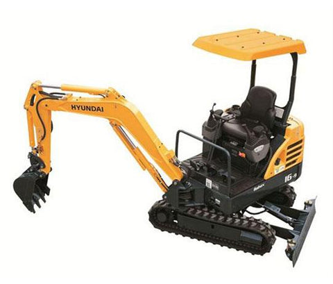 Hyundai R16-7 Mini Excavator BEST PDF Service Repair Manual