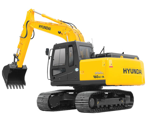 Hyundai R160LC-7A Crawler Excavator BEST PDF Service Repair Manual